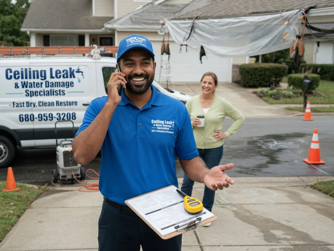 Ceiling Leak Cleanup Beverly, NJ FAQs
